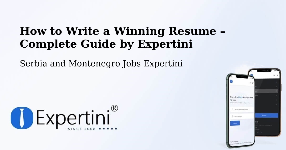 Resume Writing Guide for Job Seekers – Rawdon - Rawdon, Serbia and Montenegro Jobs Expertini