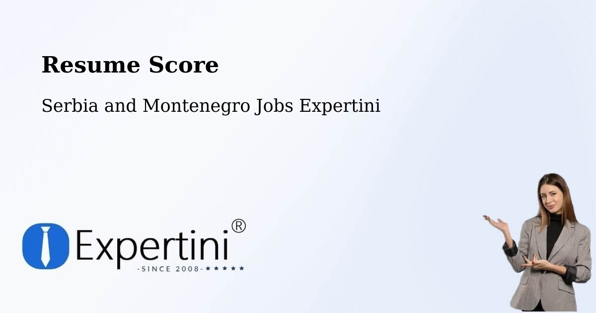 Resume Score & Job Description Match Tool – Rawdon - Serbia and Montenegro Jobs Expertini